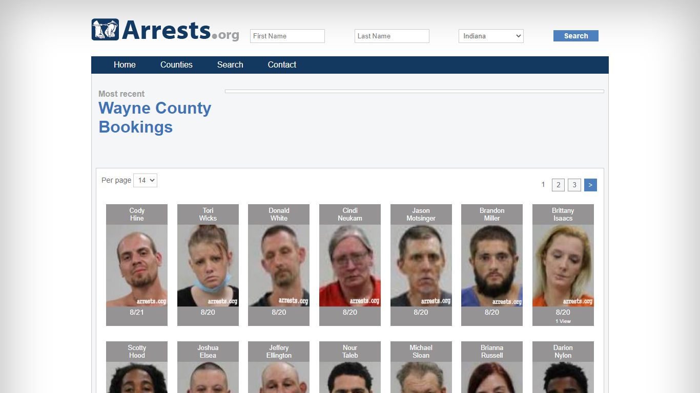 Wayne County Arrests and Inmate Search